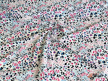 Underwear Satin - Colorful leopard print