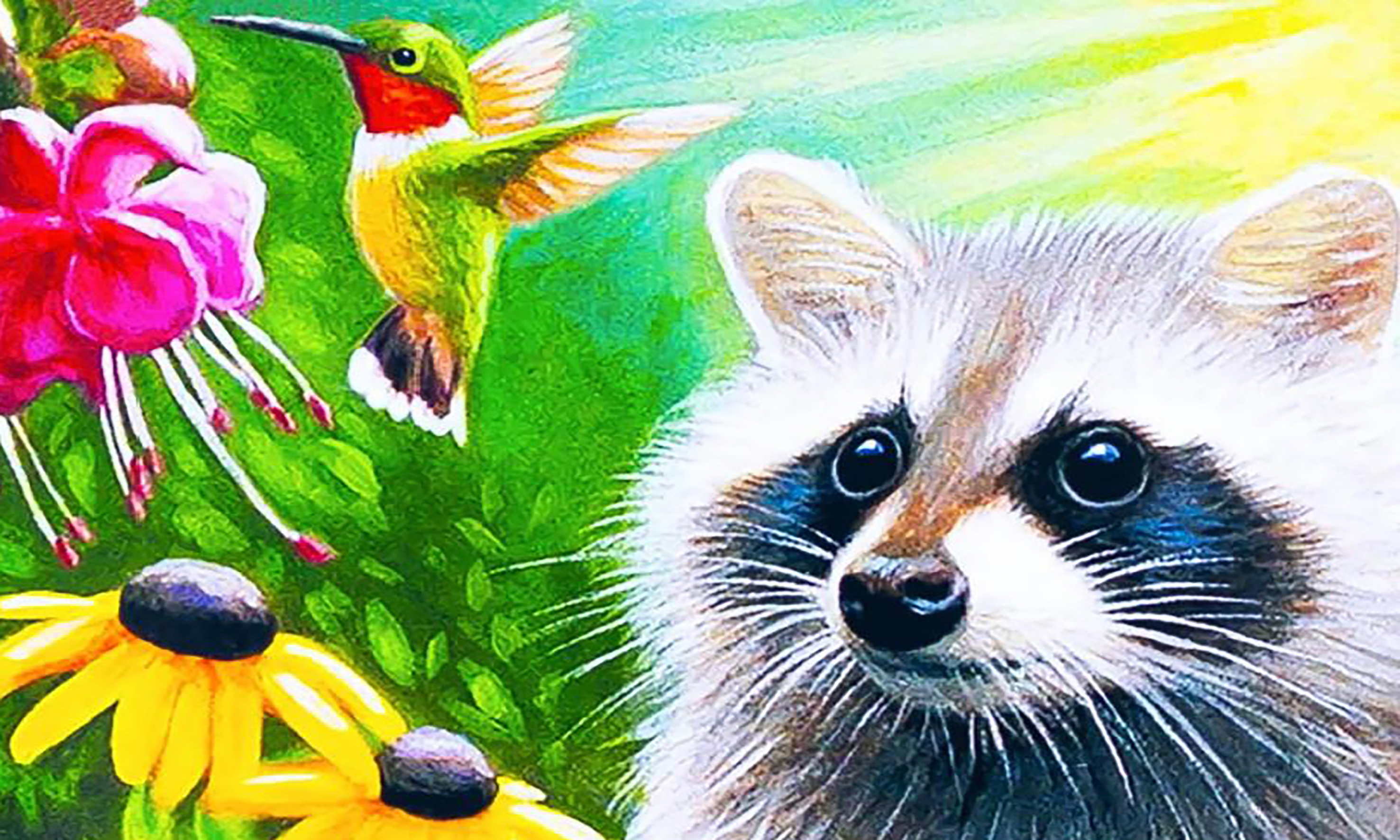Tvättbjörn, Noessa Diamond Painting