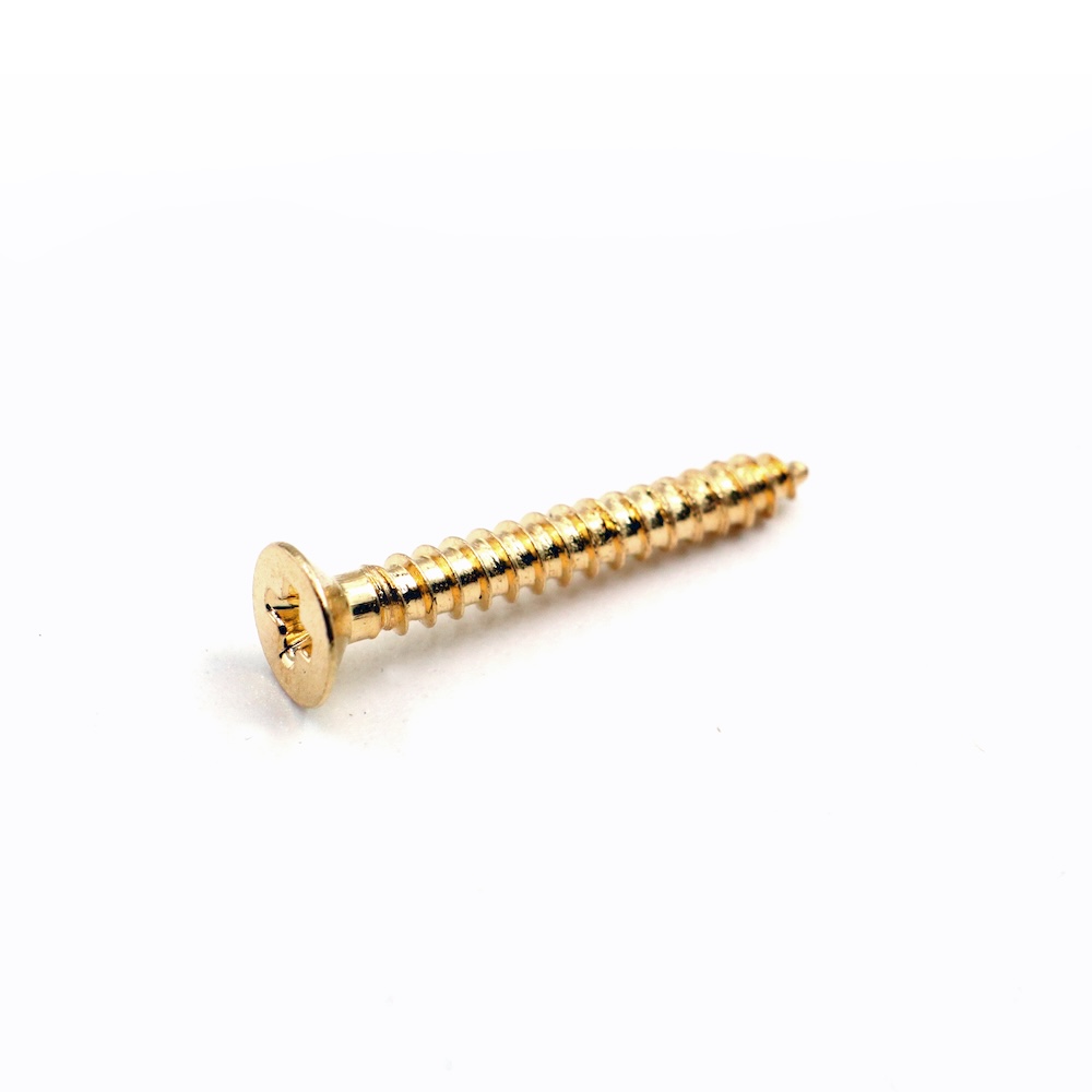 Humbucker Mounting Ring Screws (Chrome, Black & Gold) - 5