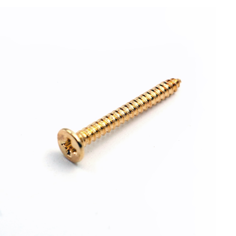 Humbucker Mounting Ring Screws (Chrome, Black & Gold) - 4