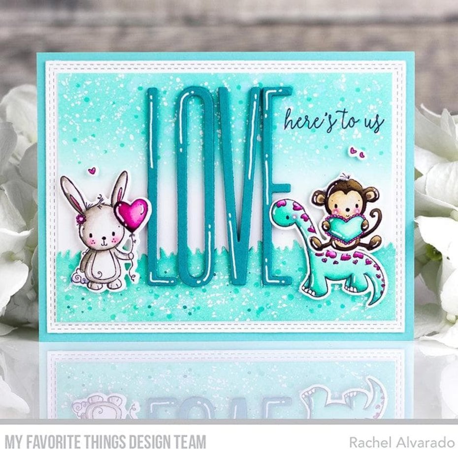 MY FAVORITE THINGS -My Punny Valentine STAMP & DIE SET - 5