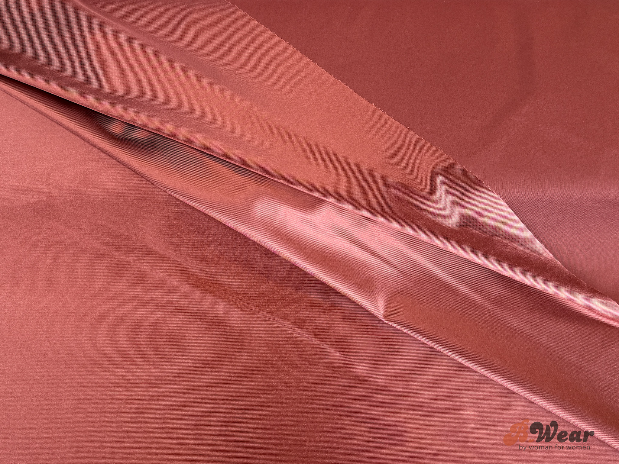 Ljus burgundy Underklädes Satin