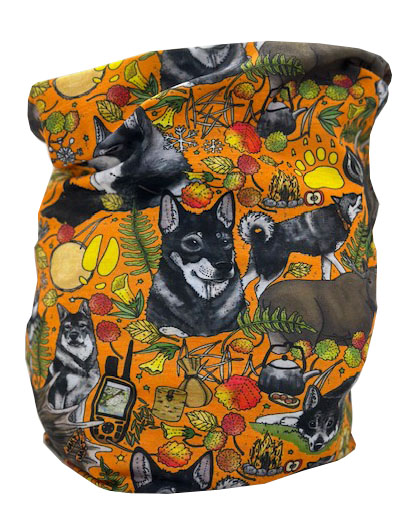 Tub / multiscarf Orange Jämthund