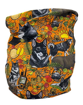 Tub / multiscarf Orange Jämthund