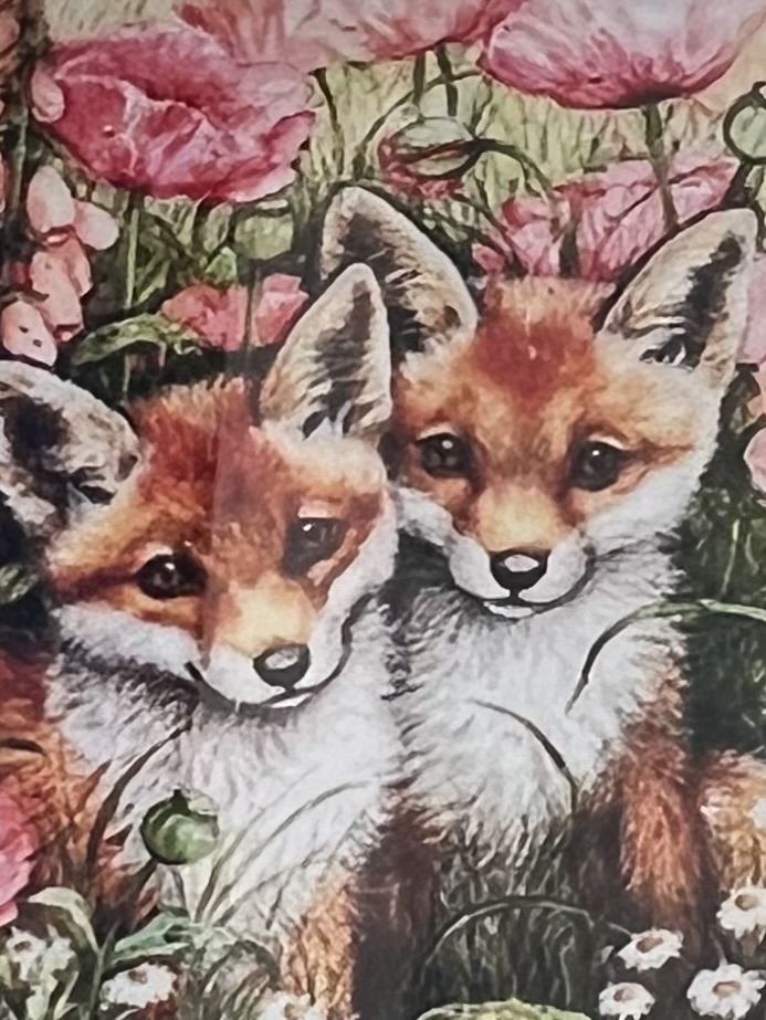 Foxes, Diamond Picture Diamond Painting