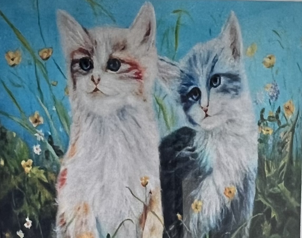 Katter på Äng, Diamond Picture Diamond Painting