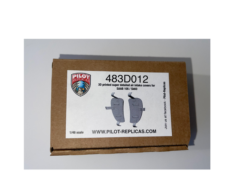 SAAB 105/SK60 Air Intake covers 1/48