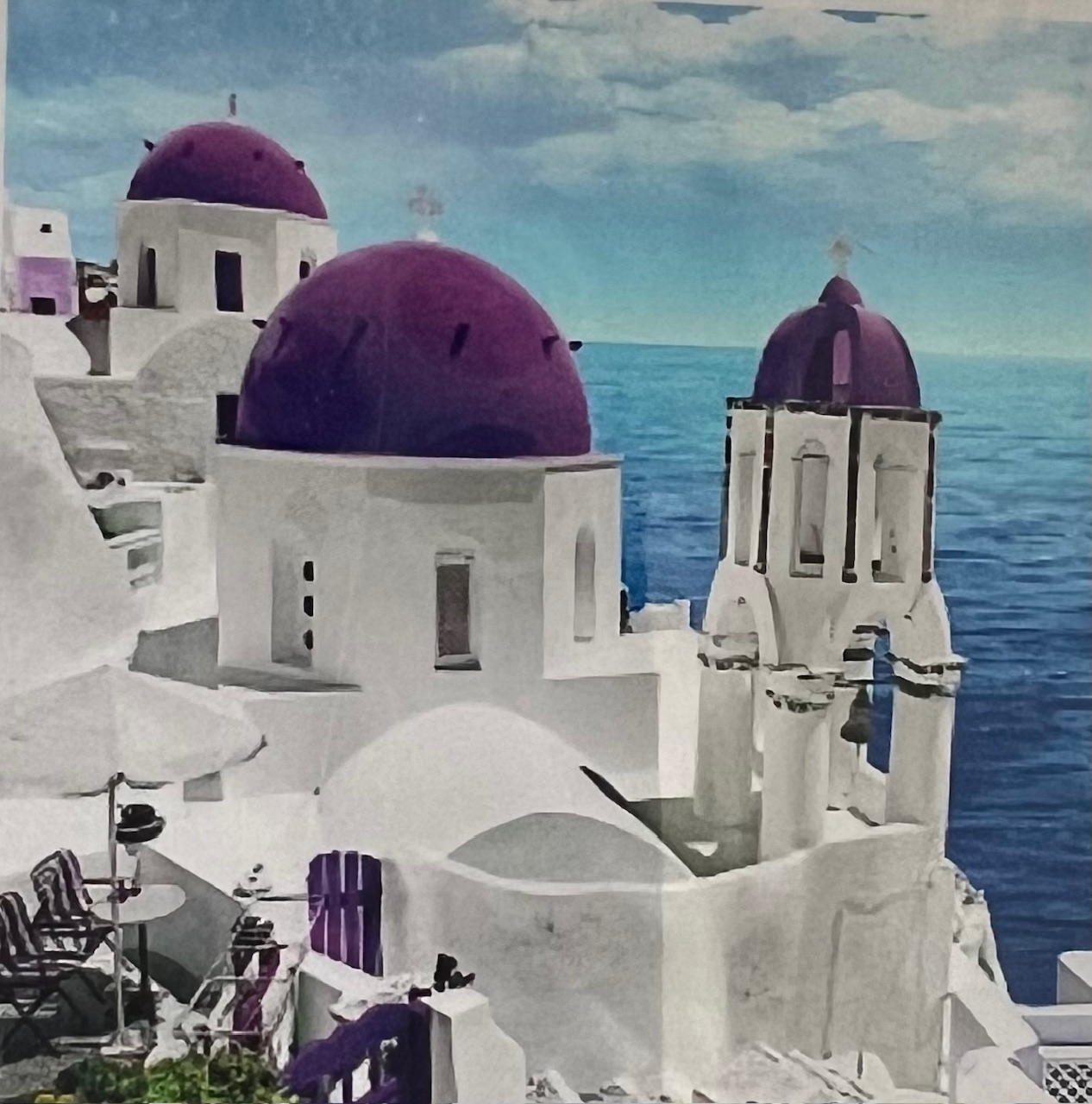 Greece by the Sea, Diamond Art Diamond Painting