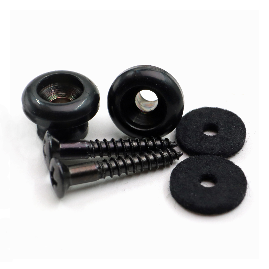 Strap Button Set "Mushroom" (Black)