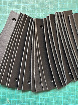 LÄDERREM SVART 140 MM (25-PACK) 2:a Sortering 