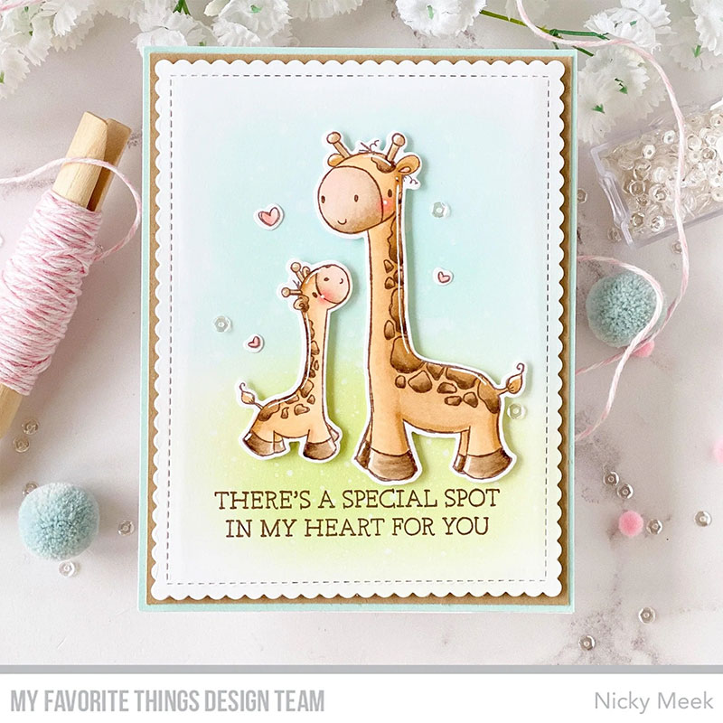 MY FAVORITE THINGS-Special Spot in My Heart STAMP & DIE SET - 5