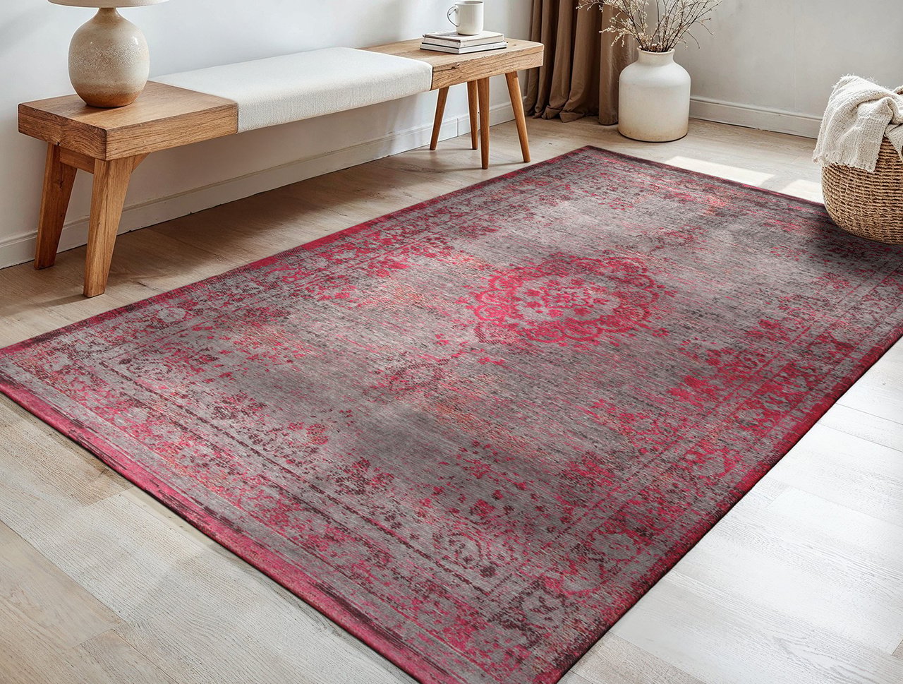 Medallion Pink Utomhusmatta 240x340cm - 2