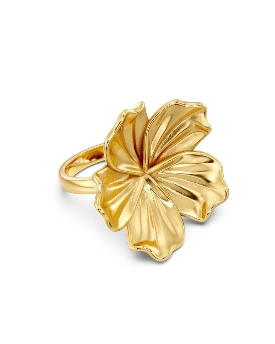 Jasmine Ring L Gold - Edblad