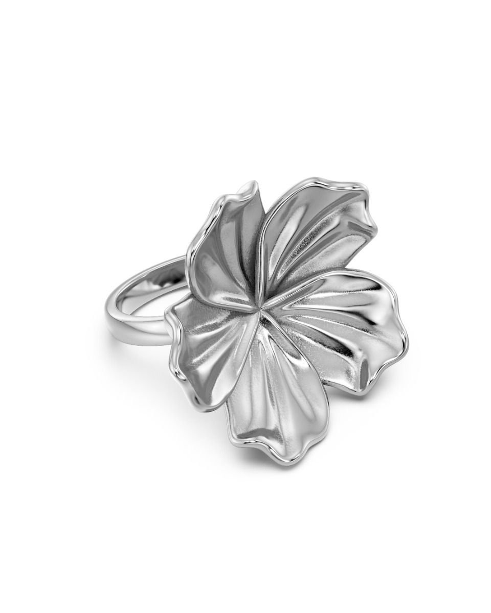 Jasmine Ring L Steel - Edblad