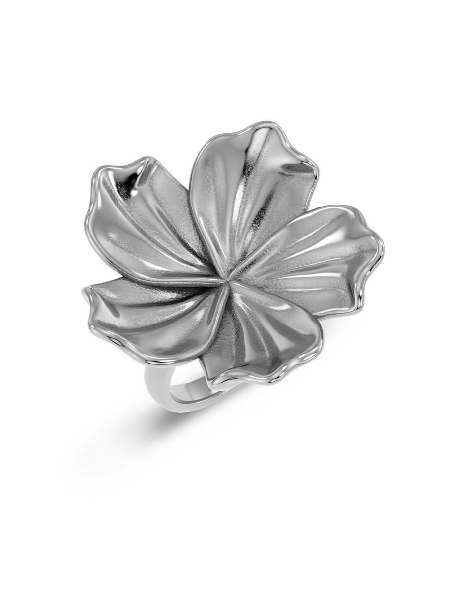 Jasmine Ring L Steel - Edblad