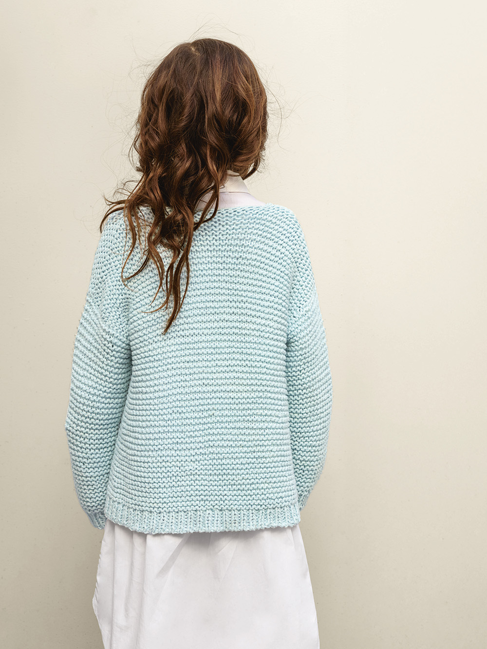 Sandnes Ruby Cardigan Junior 2503_07 (16 m rätstickning st 5) - 4