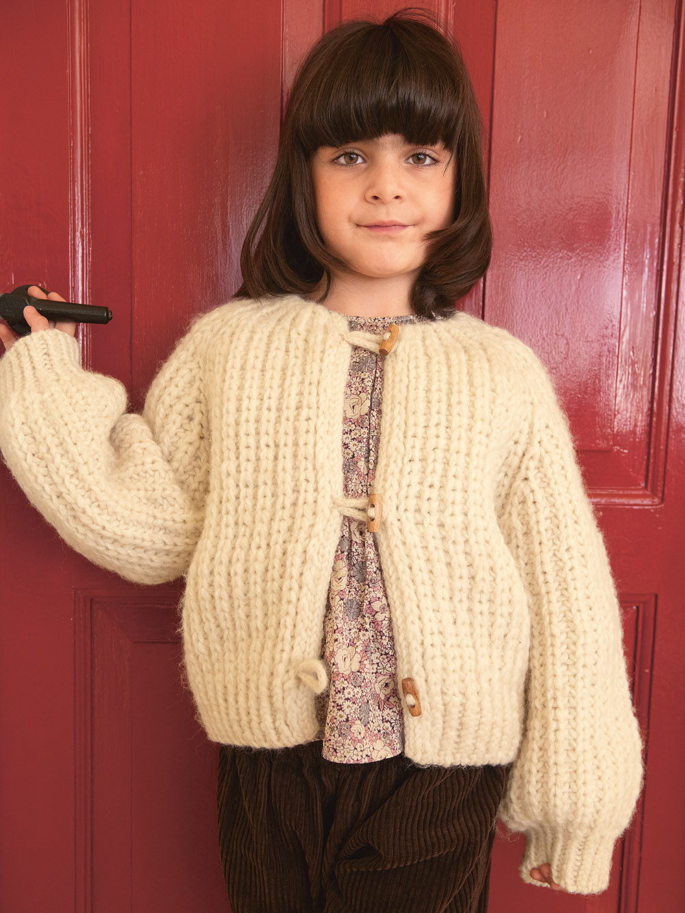 Sandnes Chunky Jacket Junior 2501_06 (11 m halvpatent st 6)