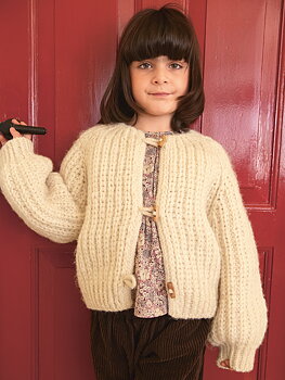 Sandnes Chunky Jacket Junior 2501_06 (11 m halvpatent st 6)