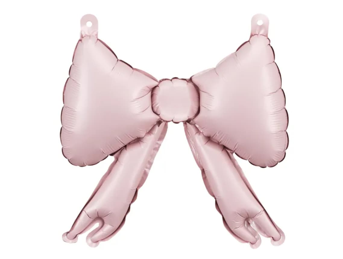 Folieballong - Rosa rosett (5-pack)