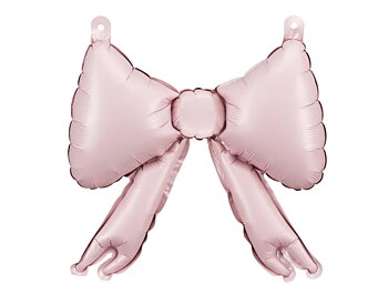 Folieballong - Rosa rosett (5-pack)