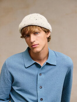 Sandnes Hipster Beanie 2412_06 (28 m resår st 3,5)