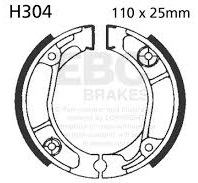 Bromsbackar Fram/Bak Honda C50-CB125-CR80-CT110-MTX250-NSR50-XR75-XR80-XL125-XR600 H304/807002 - 2