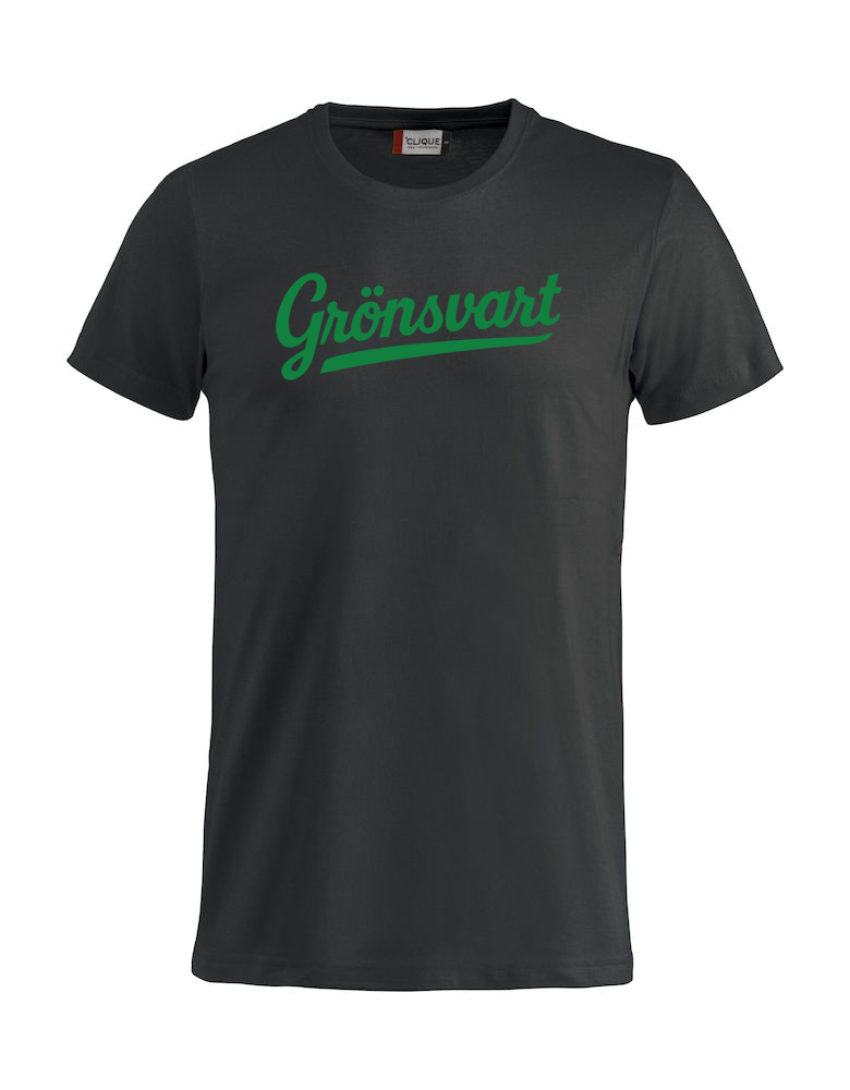 T-shirt, Grönsvart 2 - 3