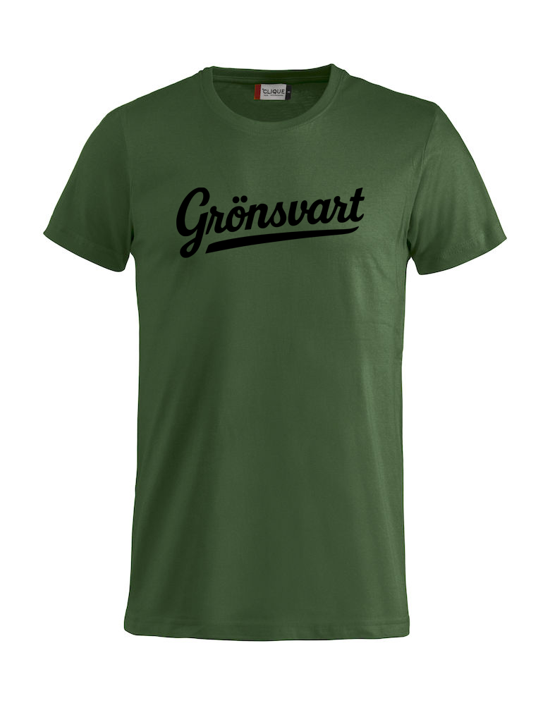T-shirt, Grönsvart 2 - 2