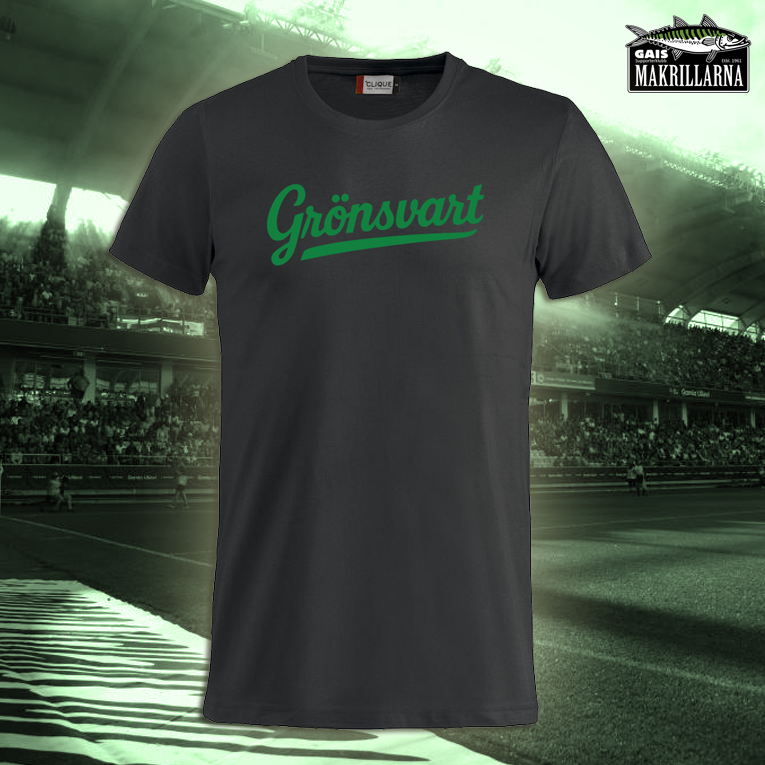T-shirt, Grönsvart 2
