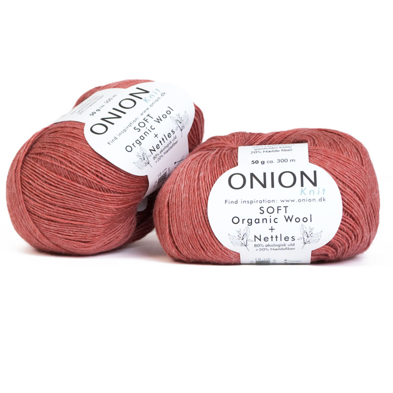 Marsala SOFT Organic Wool + Nettles Onion 1524