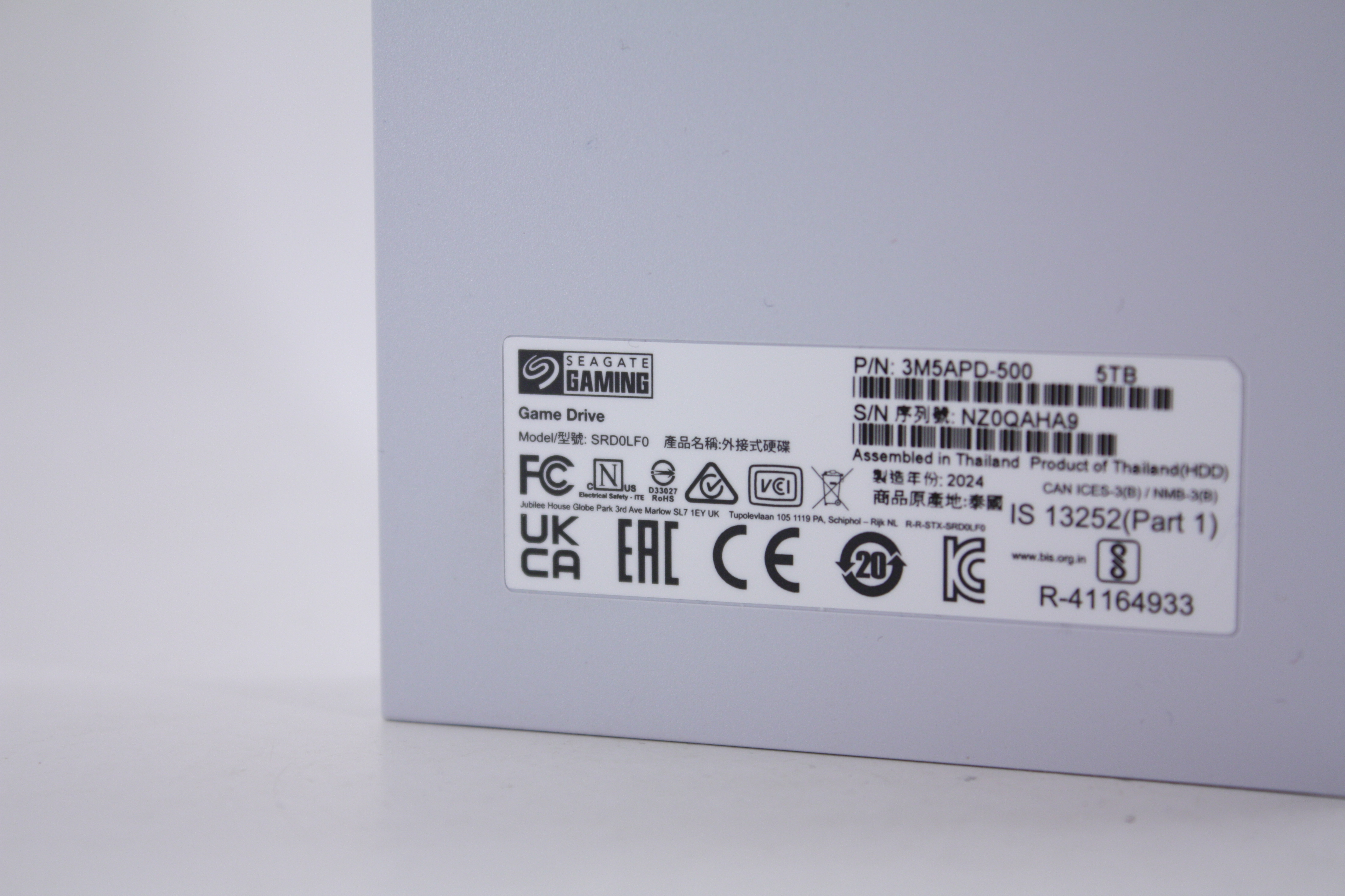 Seagate 5TB Game Drive SRD0LF0 för Playstation - Begagnad - 2