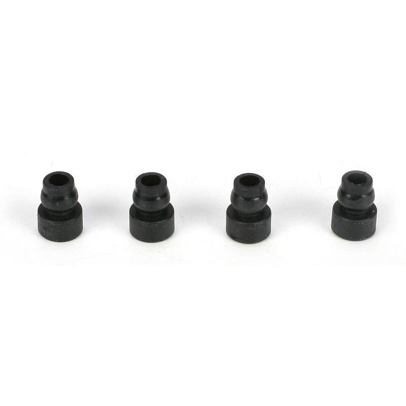TLR Upper Shock Bushing (4): 22/22-4