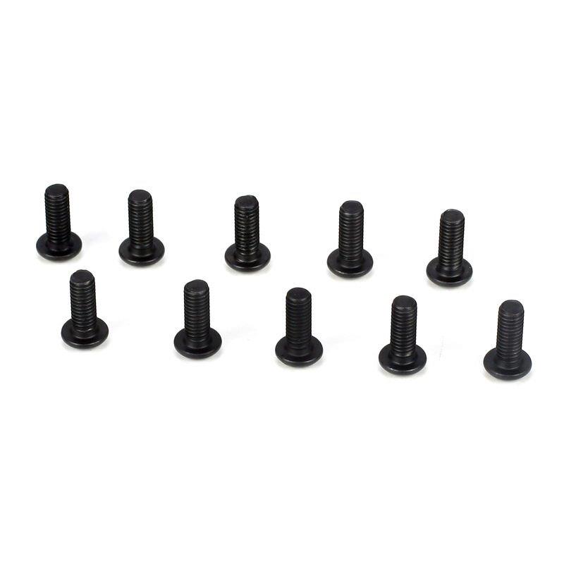 TLR Button Head Screws, M3 x 8mm (10)