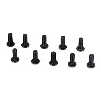 TLR Button Head Screws, M3 x 8mm (10)