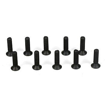 TLR Flathead Screw, M3 x 12mm (10)