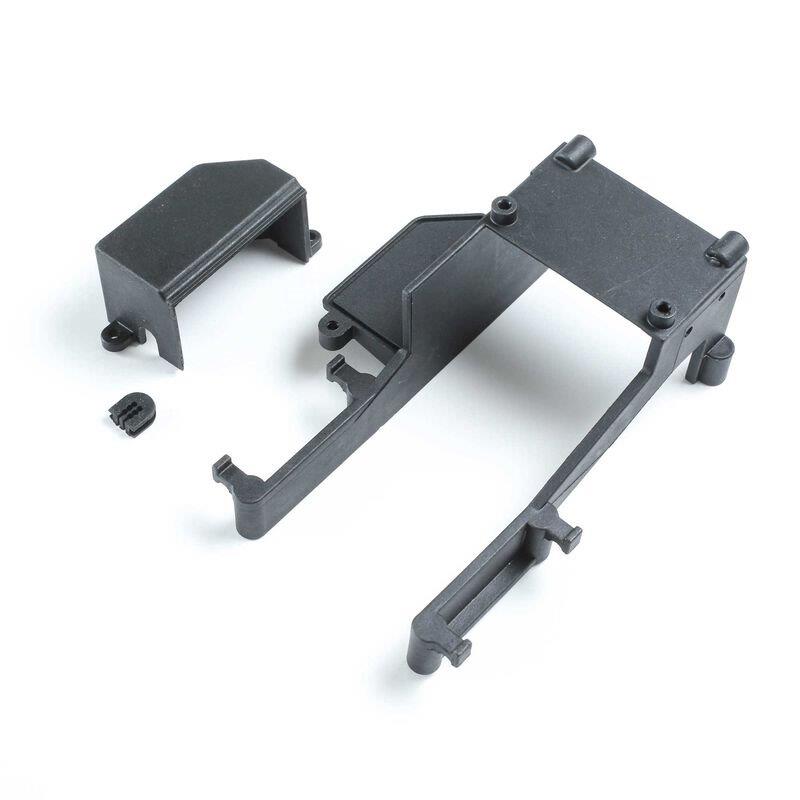 LOSI Rear Bulkhead Set, Aluminum Chassis: 22S