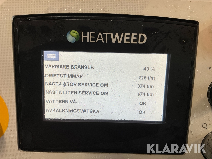Heatweed Mid 3 på släpkärra - 2