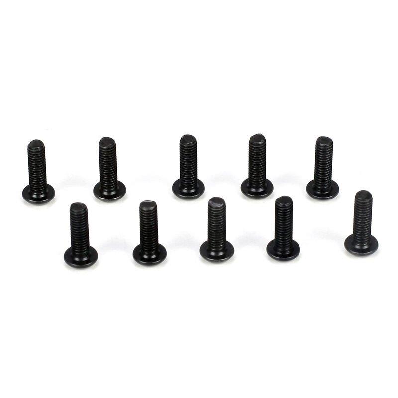 TLR Button Head Screws, M3 x 10mm (10)
