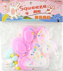 Squishy kattens tassar 13 cm