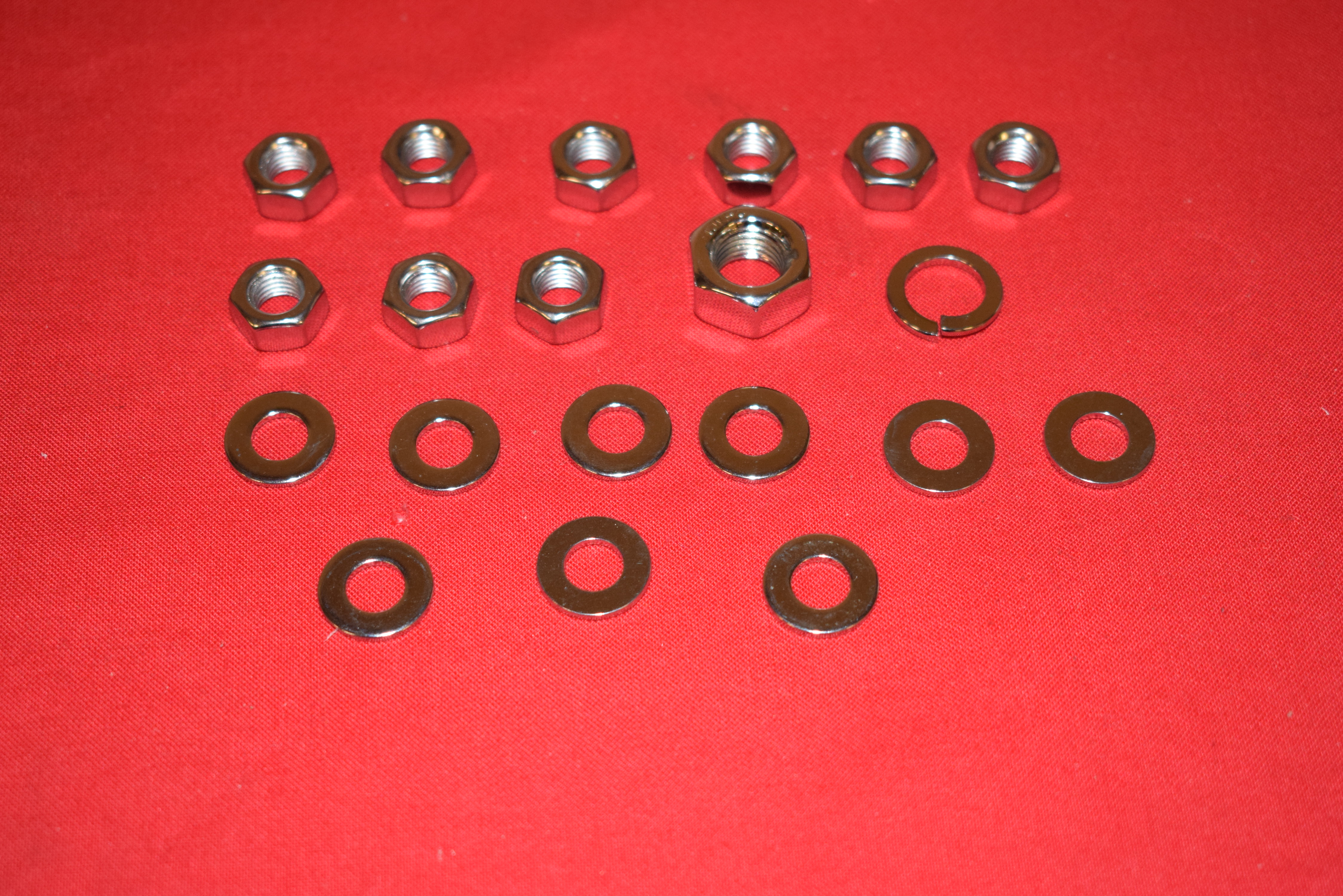 Transmission Side Cover Nut Kit Fits all Harley  1936-84 Big Twin