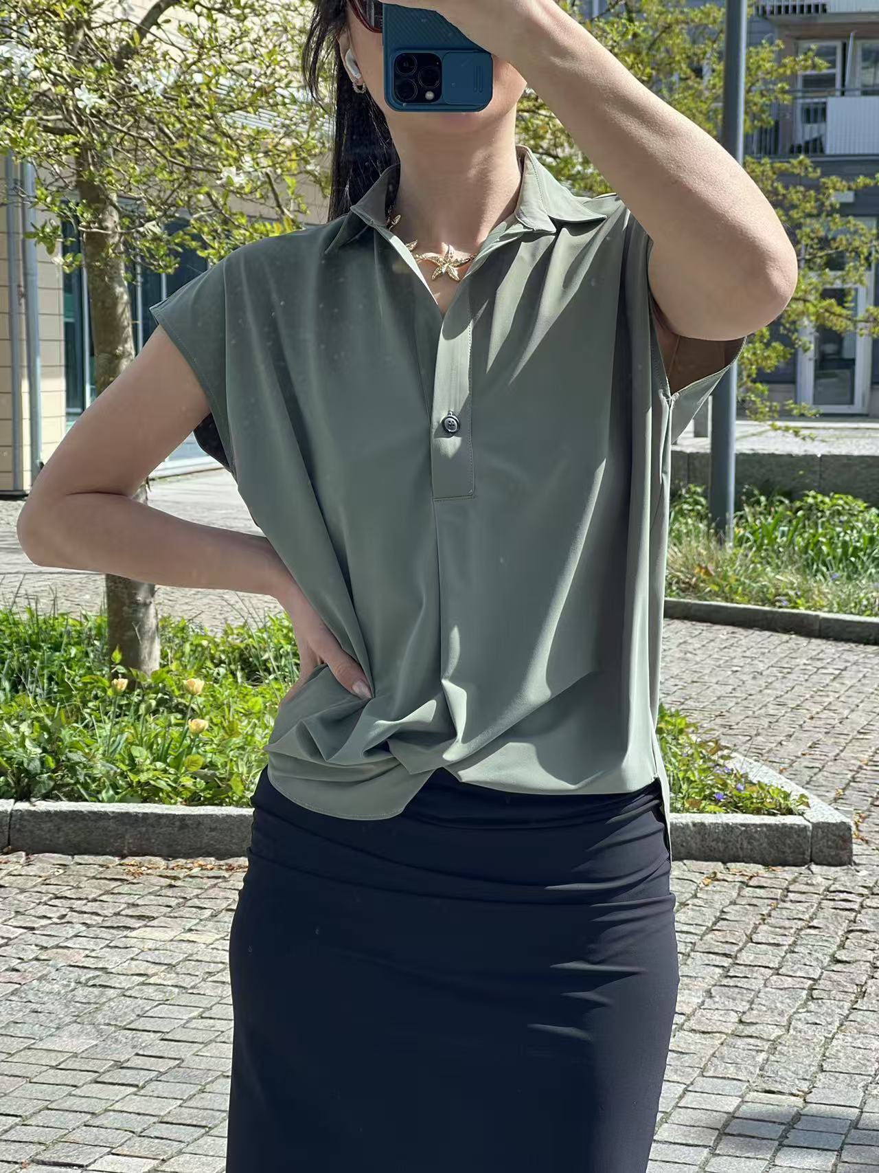 PENNANDINK Shirt Sage - 2