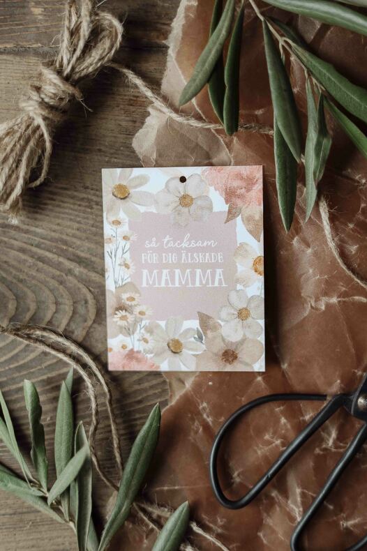Card,Så tacksam för dig älskade Mamma - Majas Cottage