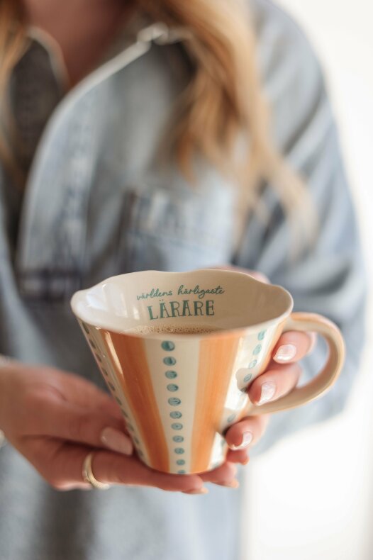 Mug, Världens härligaste lärare - Majas Cottage