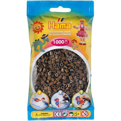HAMA  Pärlor 1000 st, brun