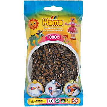 HAMA  Pärlor 1000 st, brun