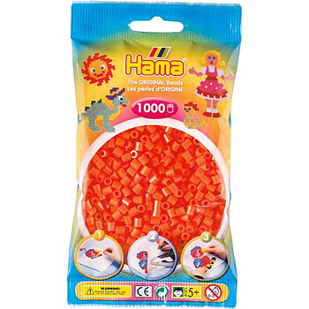 HAMA  Pärlor 1000 st, Orange