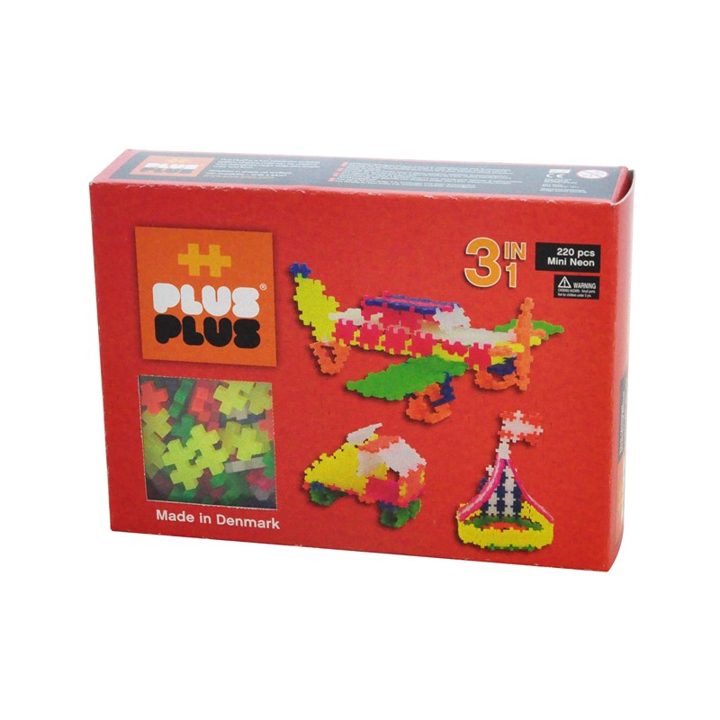 PLUS PLUS  Mini Basic 220 delar, Neon
