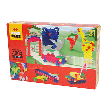 PLUS PLUS  Mini Basic 480 delar, Neon