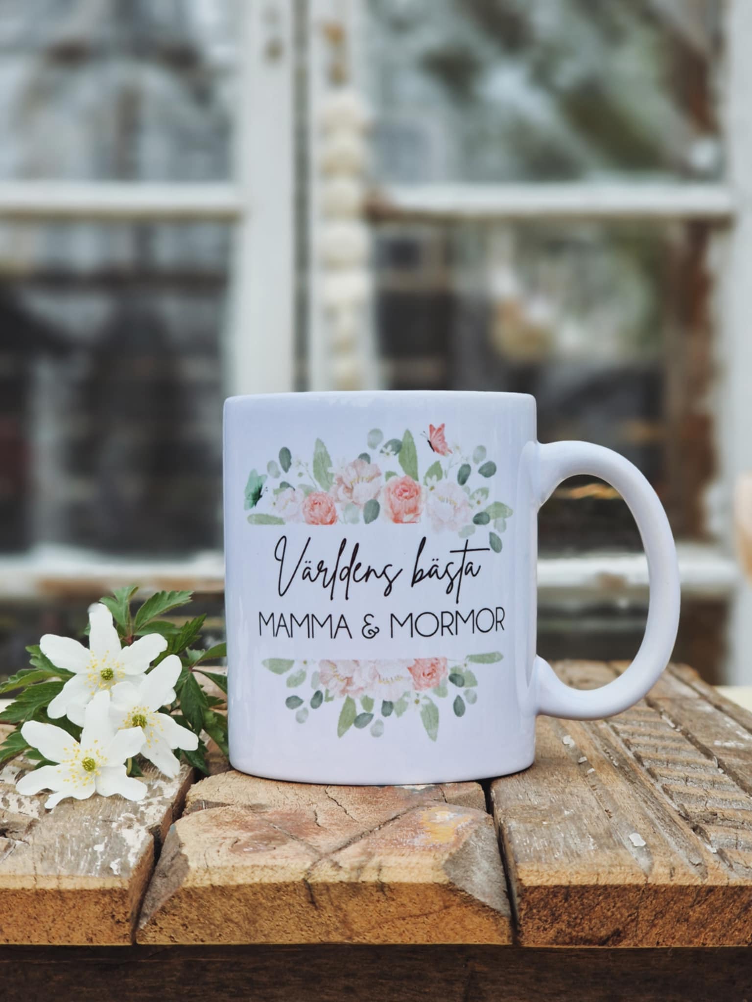 Mugg - Världens bästa mamma & mormor
