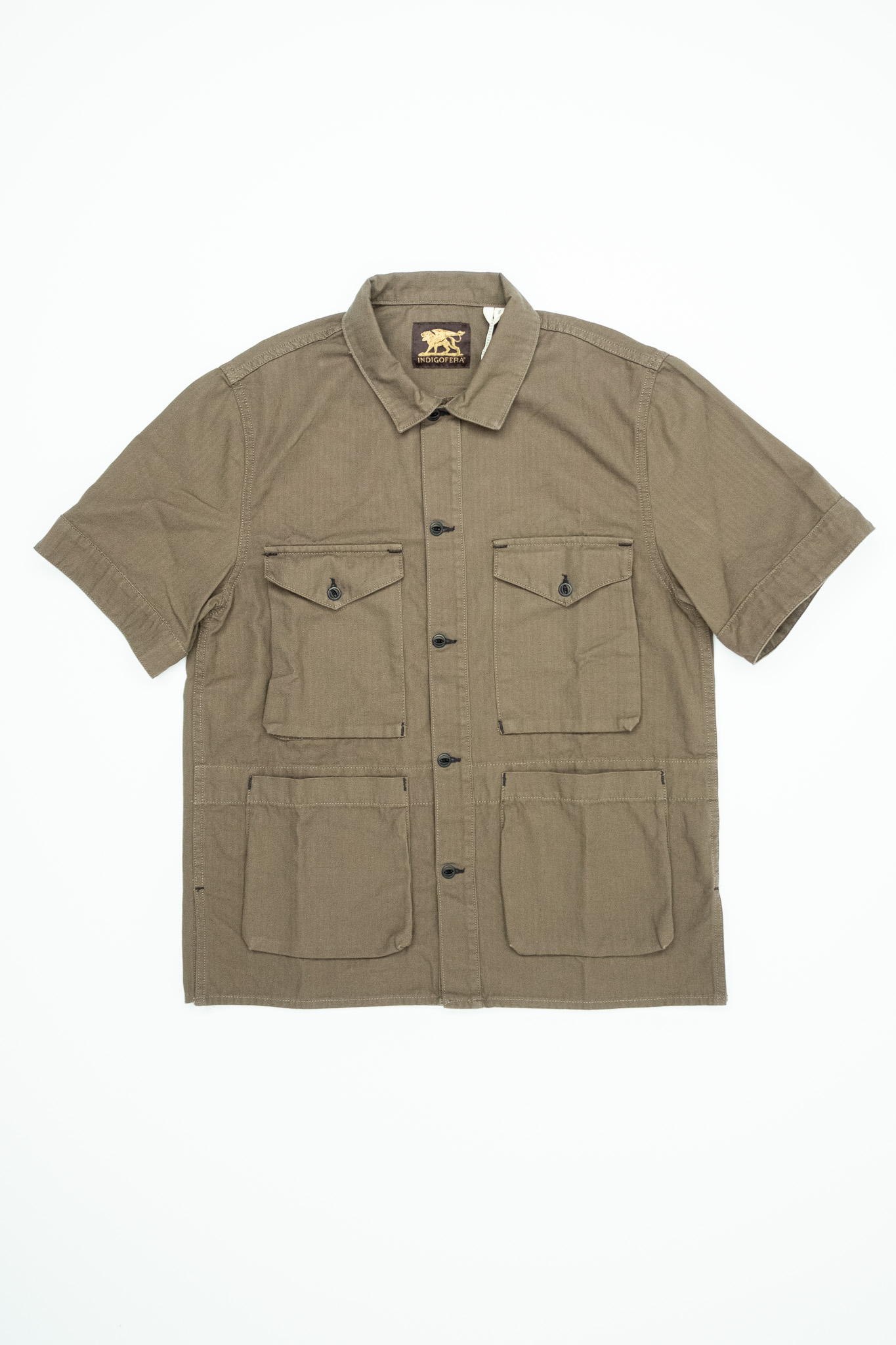 Indigofera - Rivera Neppy HBT Khaki Green Rinsed